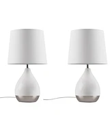 510 Design 2-Tone Ceramic Table Lamp Set of 2