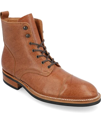 Taft Men's Legacy Lace-up Rugged Stitchdown Cap-Toe Boot