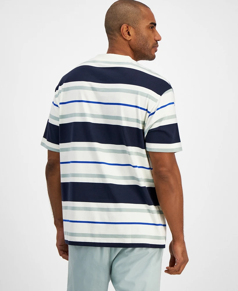 Hugo by Hugo Boss Men's Stripe Logo T-Shirt