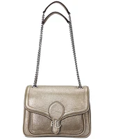 Lauren Ralph Lauren Metallic Small Bradley Convertible Bag