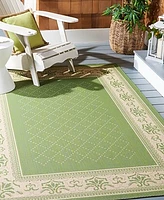 Safavieh Courtyard CY0901 Olive and Natural 2'7" x 5' Outdoor Area Rug