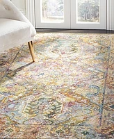 Safavieh Crystal CRS516 Light Blue and Orange 5' x 8' Area Rug