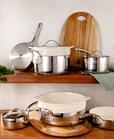 Bloomhouse 12 Piece Stainless Steel Non-Stick Cookware Set