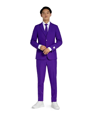 OppoSuits Big Boys Purple Prince 3Pc Suit