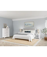 Catriona 3pc Bedroom Set (King Upholstered Bed, Chest & Open Nightstand), Created for Macy's