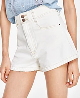 Levi's High-Waisted Cotton Mom Shorts