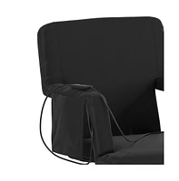 Mikki Portable Heated Reclining Stadium Chair With Armrests