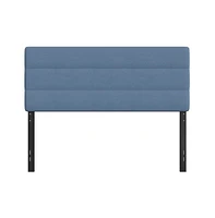 Merrick Lane Coppola Queen Headboard With Tufted Upholstery And Powder Coated Metal Frame
