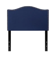 Arched Twin Headboard With Accent Nail Trim