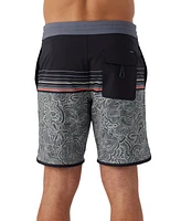 O'Neill Men's Floral Stripe Board Shorts