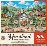 Masterpieces Heartland - Pet Day at School 500 Piece Jigsaw Puzzle