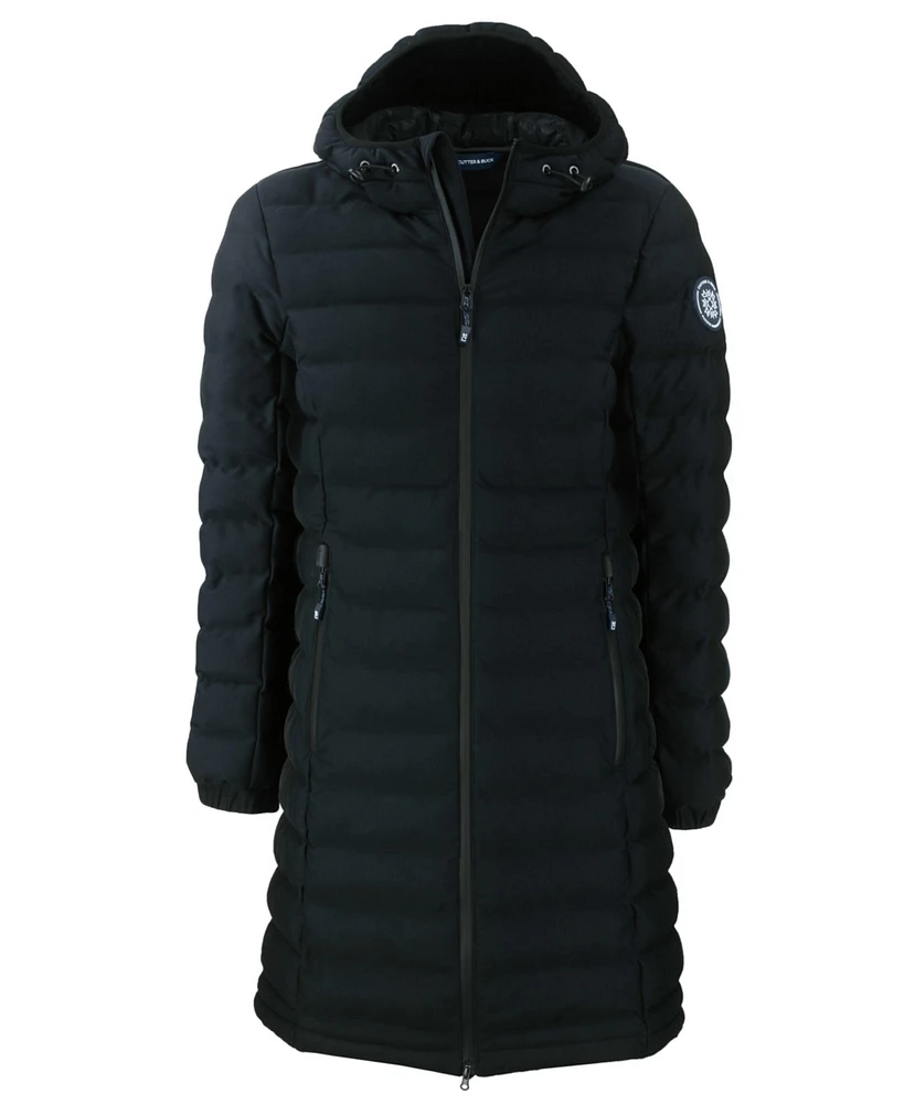 Cutter & Buck Women's Mission Ridge Repreve Eco Insulated Long Puffer Jacket