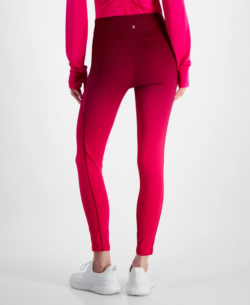 Id Ideology Women's Ombre 7/8 Compression Leggings, Created for Macy's