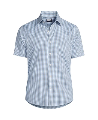 Lands' End Men's Short Sleeve Travel Kit Shirt