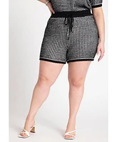 Eloquii Plus Knitted Short