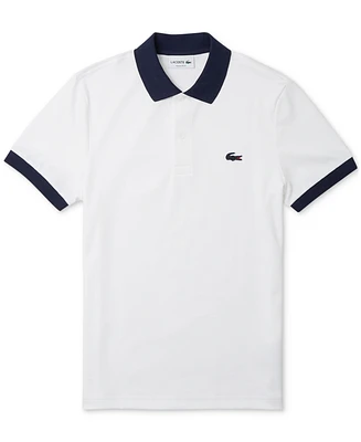 Lacoste Men's Short-Sleeve Contrast-Trim Polo Shirt, Created for Macy's