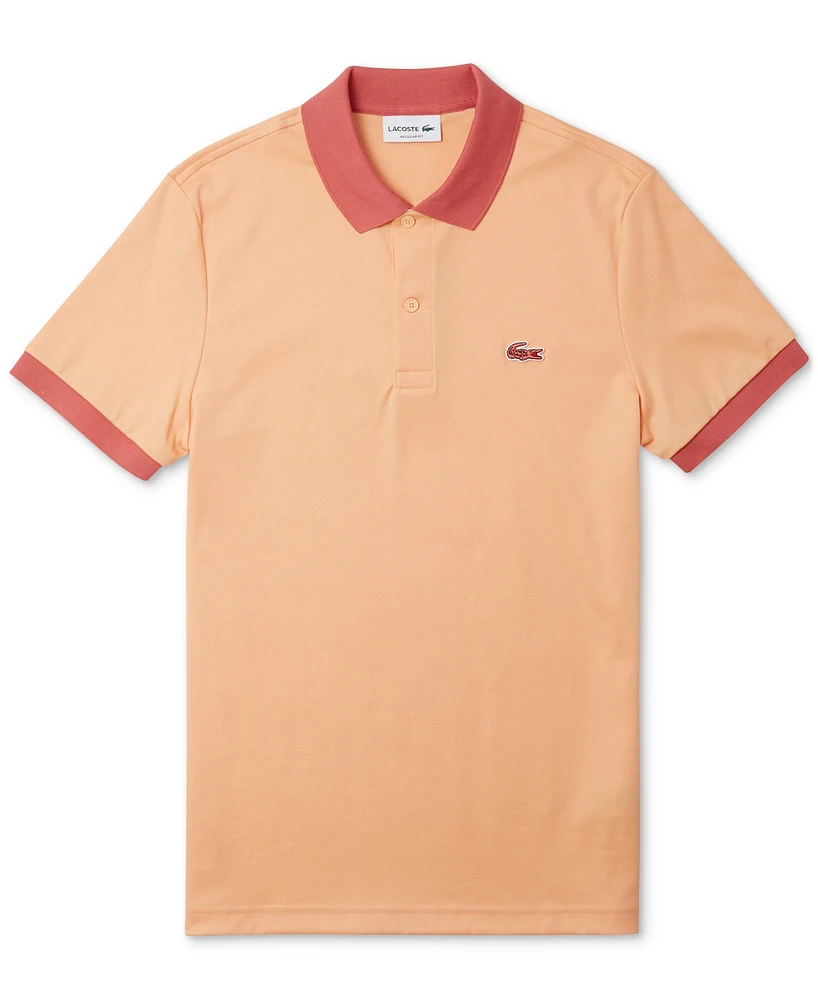 Lacoste Men's Short-Sleeve Contrast-Trim Polo Shirt, Created for Macy's