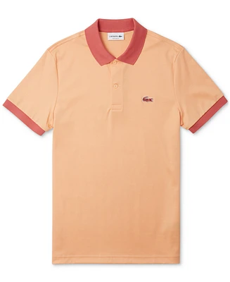 Lacoste Men's Short-Sleeve Contrast-Trim Polo Shirt, Created for Macy's