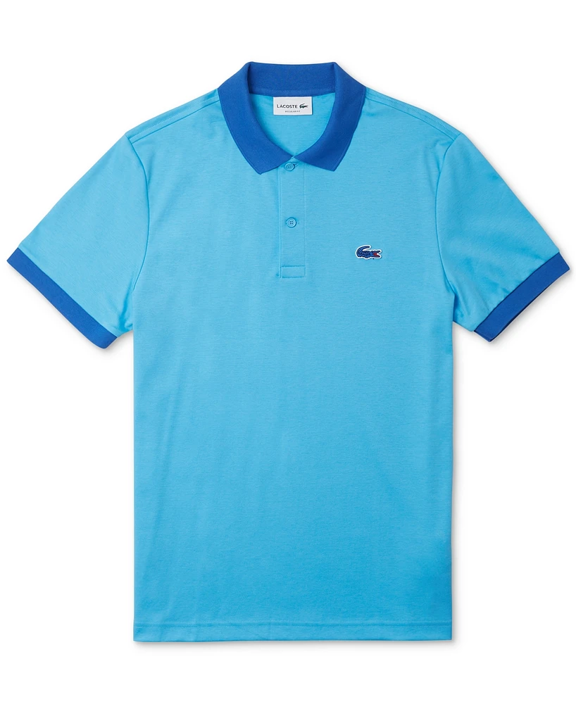 Lacoste Men's Short-Sleeve Contrast-Trim Polo Shirt, Created for Macy's