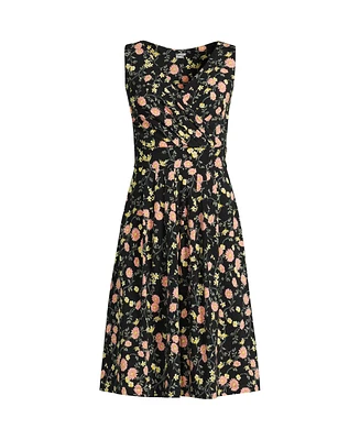 Lands' End Petite Fit and Flare Dress