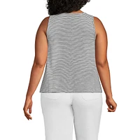Lands' End Women's Plus Size Slub Tank Top