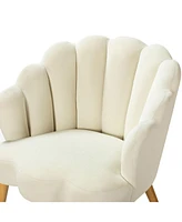 Boho Accent Velvet Upholstered Living Room Chairs for Makeup Bedroom