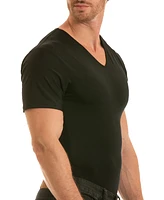 Men's Big & Tall Insta Slim Compression Short Sleeve V-Neck T-Shirt