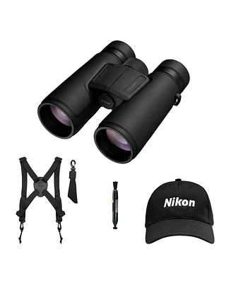 Nikon Monarch M5 10x42 Binoculars with Hat and Accessory Bundle