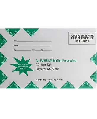 Fujifilm Slide Processing Mailer for 35mm and 120 E6 Slide Film Mailer (1-Roll)