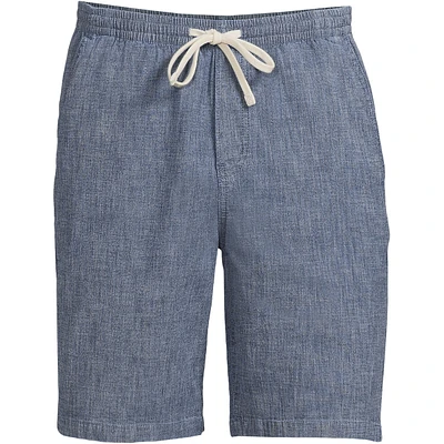 Lands' End Men's 9" Pull On Deck Shorts