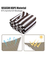 Yescom 20 Ft 97% Uv Block Triangle Sun Shade Sail Canopy Outdoor Patio Awning Yard