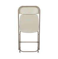 Emma+Oliver Plastic Folding Chair - 4 Pack 650Lb Weight Capacity