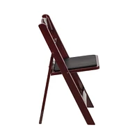 Set Of 4 800 Lb Weight Capacity Indoor/Outdoor Resin Folding Chairs
