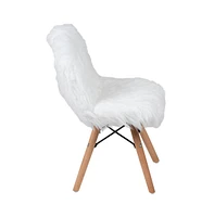 Kids Shaggy Dog Accent Chair - Desk Chair - Playroom Chair
