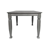 Merrick Lane Finnley Wooden Dining Table With Sculpted Legs