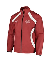 Puma Men's Red Switzerland National Team 2024 Pre-Match Full-Zip Hoodie Jacket