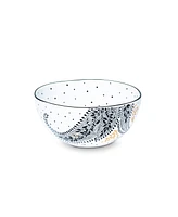 Portmeirion Sara Miller Artisanne Noir Rice Bowls, Set of 4