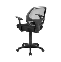 Emma+Oliver Mid-Back Mesh Swivel Task Office Chair With T-Arms