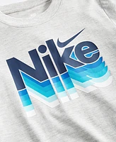 Nike Little Boys Retro Fader Crew Neck T-shirt