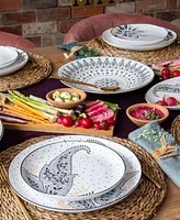Portmeirion Sara Miller Artisanne Noir Salad Plates, Set of 4