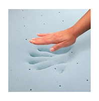 Emma+Oliver Inch Gel Infused Cool Touch CertiPUR-us Certified Memory Foam Topper