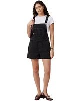 Cotton On Women's Short Denim Overall