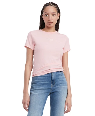 Tommy Jeans Women's Essential Logo Slim-Fit T-Shirt