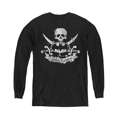 Batman Boys Youth Dark Pirate Long Sleeve Sweatshirts