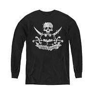 Batman Boys Youth Dark Pirate Long Sleeve Sweatshirts