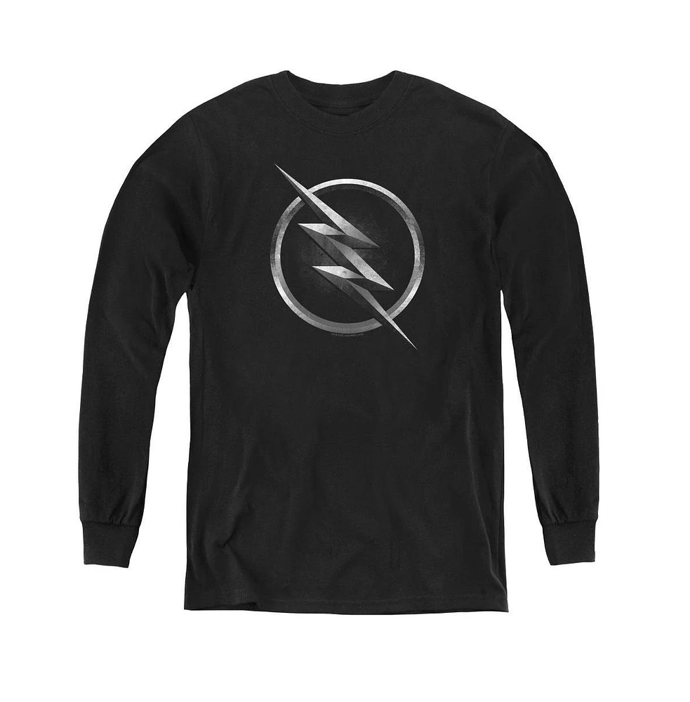 Flash Boys Youth Zoom Logo Long Sleeve Sweatshirts