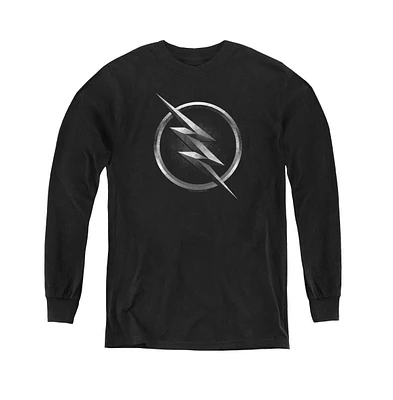 Flash Youth Zoom Logo Long Sleeve Sweatshirts