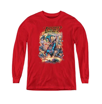 Justice League Boys of America Youth Lost Long Sleeve Sweatshirts