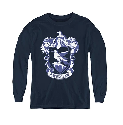 Harry Potter Youth Ravenclaw Crest Long Sleeve Sweatshirts