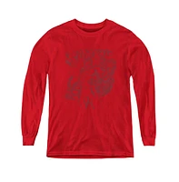 Superman Boys Youth Code Red Long Sleeve Sweatshirts